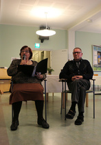 Runonlausuntaa esittivät Ester Alakopsa ja Lauri Hakala.