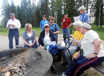 ...loppujen lopuksi miehet voittivat kisan. He tiesivät neljä lintua kuudesta, naisten saldo oli kaksi. Hauskaa oli kaikilla!