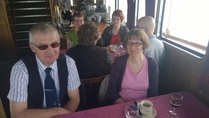Savonlinnassa päästiin lounasristeilylle.